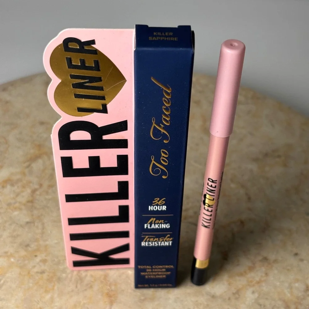 Too Faced Killer Liner 0.04oz Killer Sapphire Blue 36-Hour Waterproof Eyeliner
